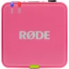 Belaidis mikrofonas RODE Wireless GO III Pink – kompaktiška dviejų kanalų siųstuvų ir imtuvo sistema