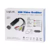 LogiLink USB 2.0 A/V Grabber, USB-A/M į 3x RCA + Mini-DIN5/F, juodas
