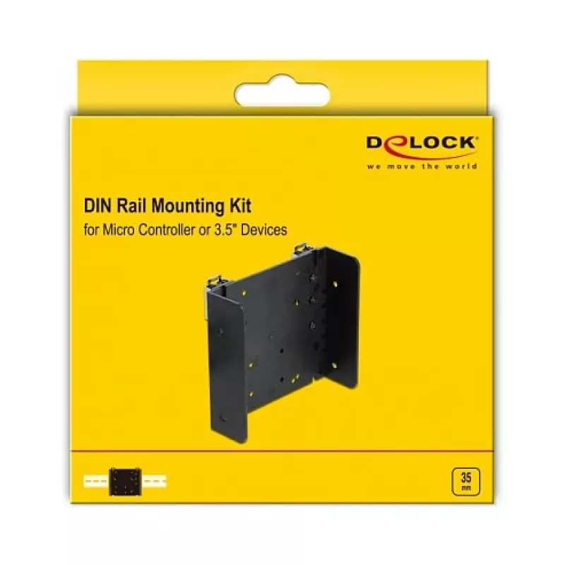 Montavimo rinkinys DeLOCK 66292 Juodas ABS sintetika