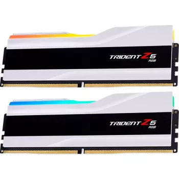 G.Skill Trident Z5 RGB 48 GB (2x 24 GB) DDR5-8400 Dual-Kit, balta, F5-8400J4052G24GX2-TZ5RW, INTEL XMP