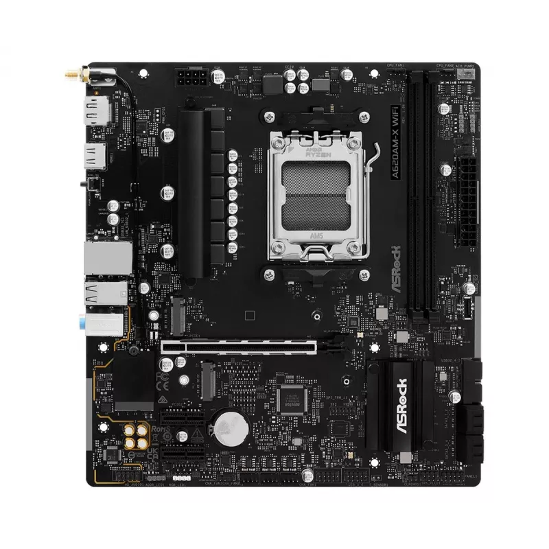 ASRock A620AM-X WiFi AMD A620 AM5 Micro-ATX pagrindinė plokštė