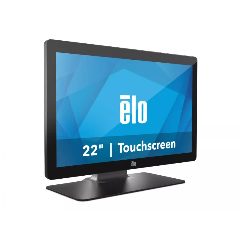 Monitor ELO 2202L 22 colių FHD talpinis 10 lietimų USB antirefleksinis be rėmelio su stovu