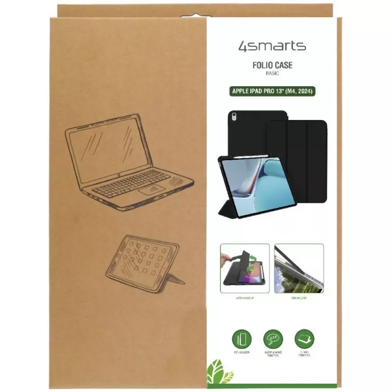 4smarts Flip Case planšetiniam kompiuteriui - termoplastinis poliuretanas (TPU)
