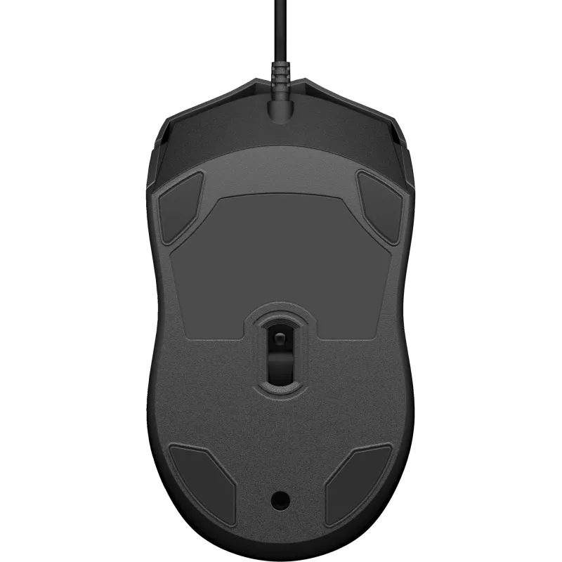 HP Wired Mouse 105, ambidekstrinė, optinė, USB-A, 1600 DPI, juoda