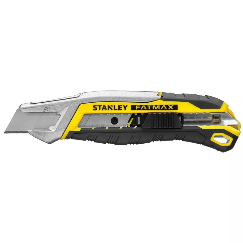 Pjovimo peilis Stanley FATMAX FMHT10594-0 juodas nerūdijantis plienas geltonas 18 mm plotis 165 mm ilgis