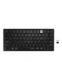 Kensington K75502DE kelių įrenginių dvigubo belaidžio ryšio kompaktiška klaviatūra, 2,4 GHz + Bluetooth, DE išdėstymas, juoda