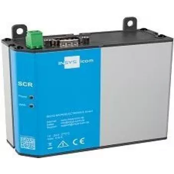 Insys icom SCR-E200 – LAN maršrutizatorius, BGP, OSPF, RIP, RIP-2, RIPng, 10/100 Mbit/s, 105 mm x 42 mm x 90 mm, 262 g
