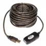 Tripp Lite by Eaton 10 m USB 2.0 Hi-Speed aktyvus kartotuvas – ilginimo kabelis USB-A (M) / USB-A (F)