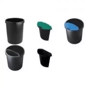 Helit H6106234 Šiukšliadėžė Apvali Plastikinė Mėlyna (H6106234)