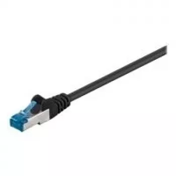 Wentronic Goobay CAT 6a Patch laidas, S/FTP (PiMF), juodas, 3 m - LSZH halogenų neturintis, varinis (93787)