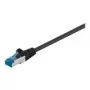 Wentronic Goobay CAT 6a Patch laidas, S/FTP (PiMF), juodas, 3 m - LSZH halogenų neturintis, varinis (93787)