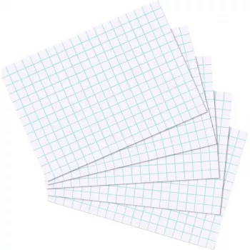 Kortelės indeksinės Herlitz 10621290 Baltos 100 vnt.