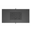 19 colių stelažo spinta LANBERG FF01-6222-23B 22U 600x1200 mm juoda perforuotomis durelėmis