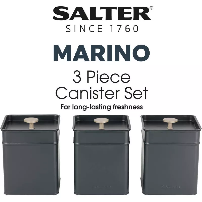 Sandėliavimo indų rinkinys Salter BW124591EU7, 3 vnt., sandarūs, plastikiniai