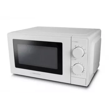 Solo mikrobangų krosnelė ESPERANZA ESTOFADO – 700 W, 20 L, 5 galios lygiai, 24,5 cm sukamas padėklas, balta