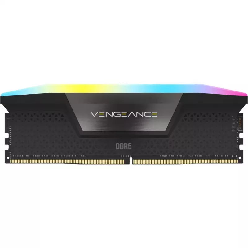 Corsair VENGEANCE RGB DDR5 5200MHz 32GB (1x32GB) Intel XMP AMD EXPO - Pilka - 32 GB - DDR5
