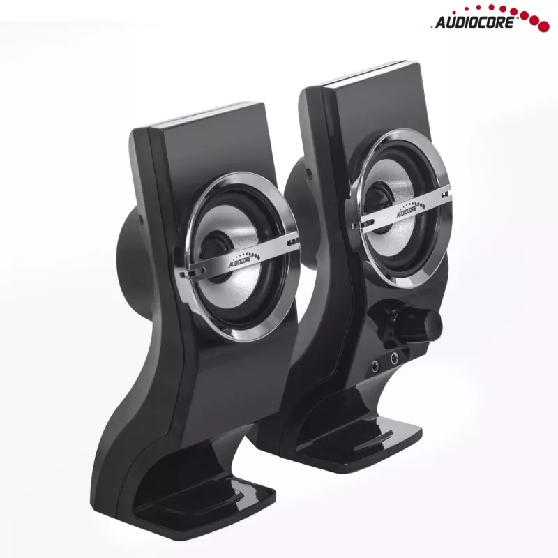 Audiocore AC805 stereo garsiakalbiai 2.0 PC 6W juodi