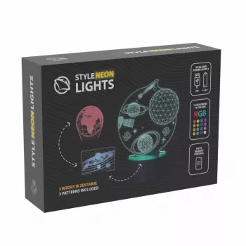 Manta SNL118RGB RGB 3D dekoratyvinė LED lempa