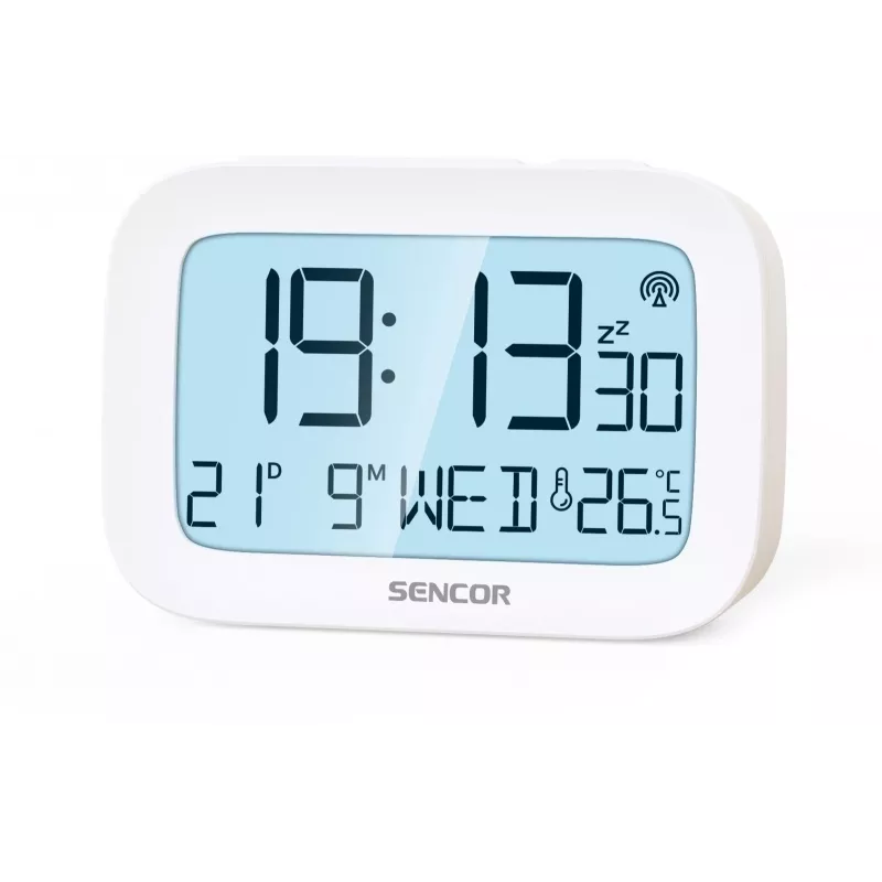Skaitmeninis žadintuvas SENCOR SRC 2200 su LED ekranu ir baterijų atsarginiu maitinimu