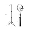 TRACER RING 30cm žiedinis šviestuvas su trikoju 210cm