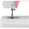 Singer Simple 3210 automatinė siuvimo mašina, elektromechaninė, 10 dygsnių, 4 žingsnių kilpų siuvimas, laisvoji platforma, 85 W, balta/rožinė