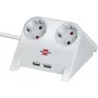 Prailgintuvas Brennenstuhl 1153520222 su 2 kištukiniais lizdais ir 2 USB prievadais, 1,8 m