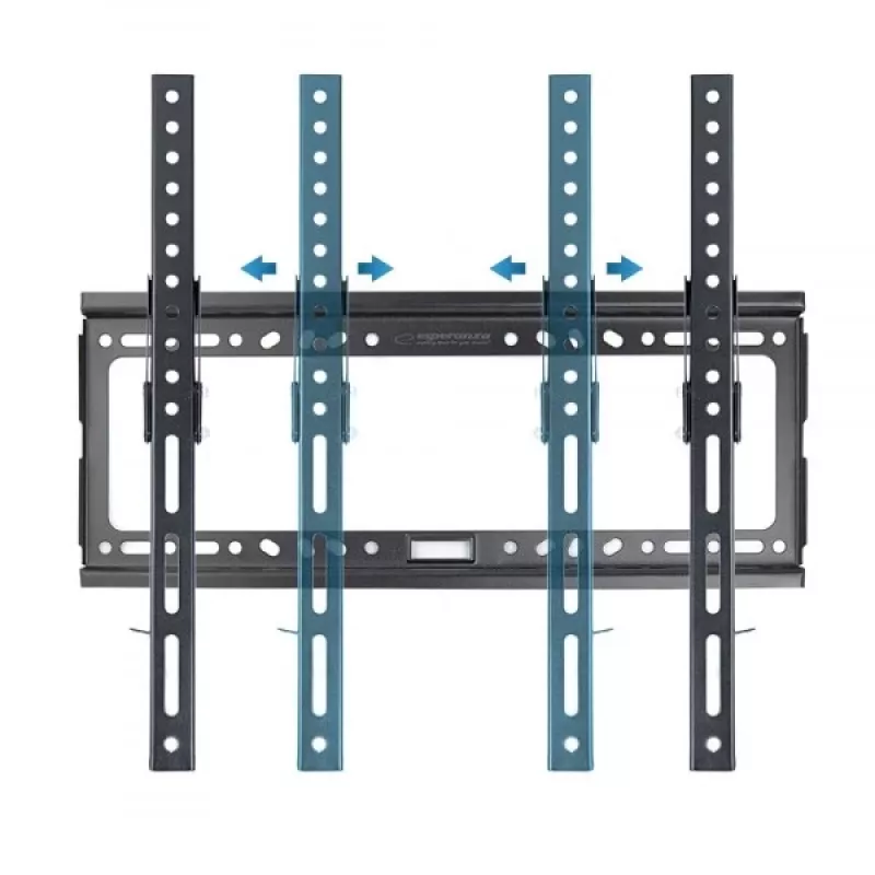 TV laikiklis ant sienos Esperanza HYPNOS 177,8 cm (70 inch) juodas, maks. 30 kg