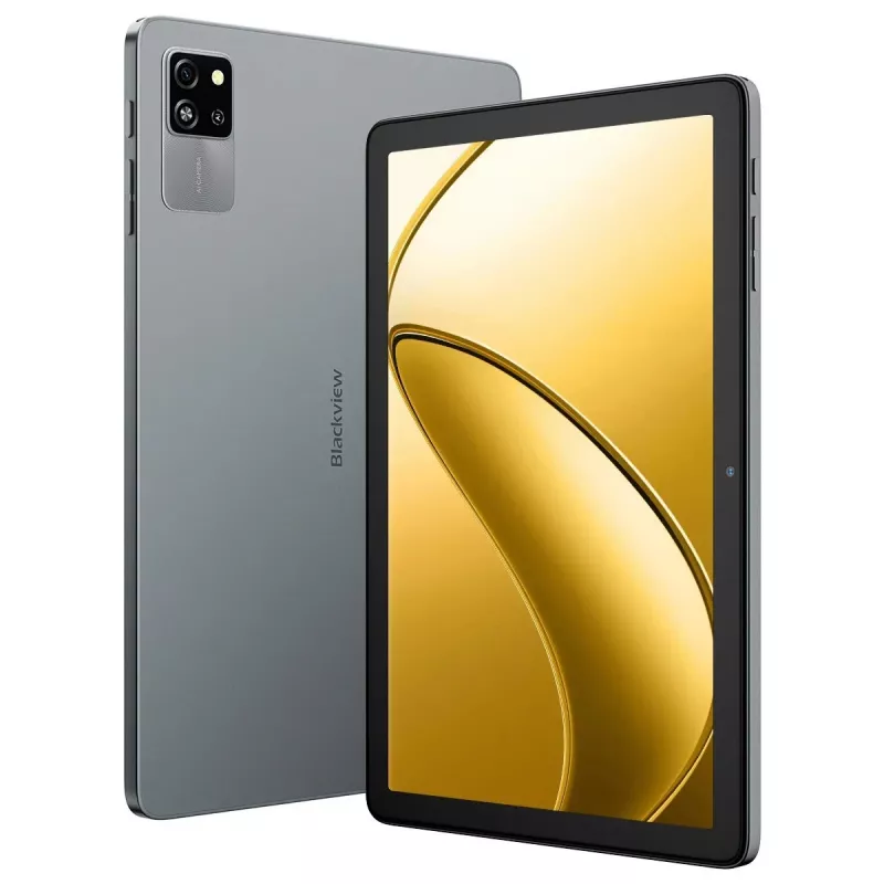 Planšetinis kompiuteris BLACKVIEW Tab 60 Wi‑Fi Allwinner A523, 10.1 colio (25,6 cm), 128 GB, 4 GB, Android 14, pilka, Wi‑Fi 6