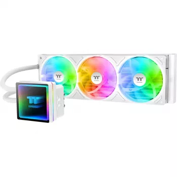 All-in-One skysto aušinimo procesoriaus aušintuvas THERMALTAKE TH360 V3 ARGB Sync Snow Edition (3x120mm, ARGB, AIO)