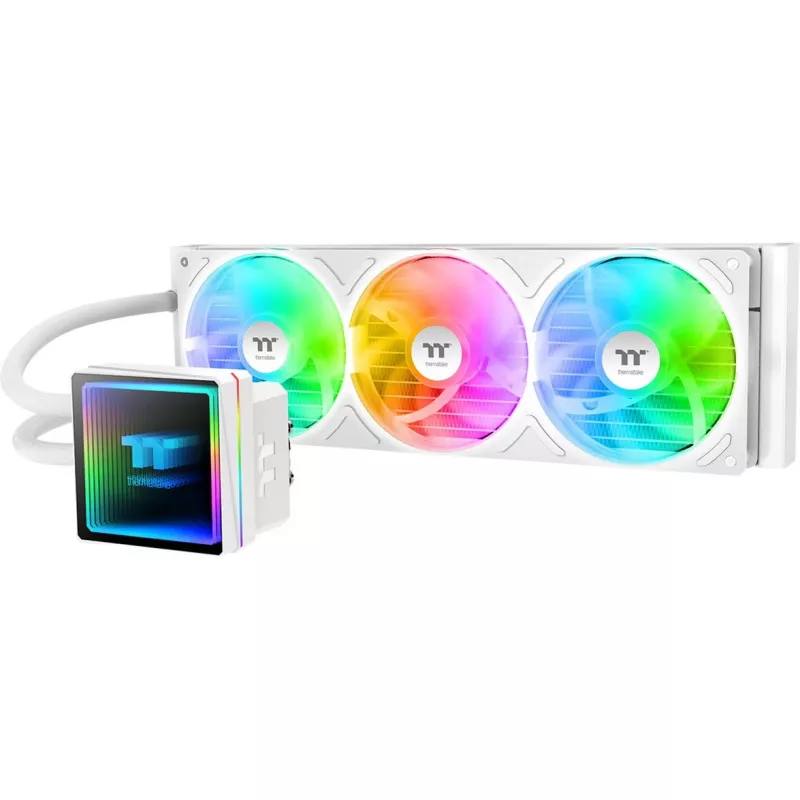 All-in-One skysto aušinimo procesoriaus aušintuvas THERMALTAKE TH360 V3 ARGB Sync Snow Edition (3x120mm, ARGB, AIO)