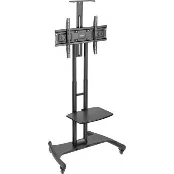 SpeaKa Professional SP-TVC-710 TV mobilus vežimėlis su pakreipimu ir pasukimu, 81,3 cm, 32–190,5 cm, VESA 75 (SP-13360956)
