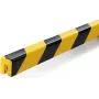 Durable 1127130, Polyurethan (PU), Schwarz, Gelb, Flach, 1000 mm, 25 mm, 1,71 kg