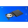 Išorinis plonas DVD±RW įrenginys SAVIO AK-43, USB 2.0, juodas
