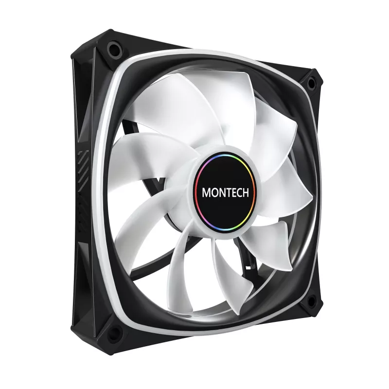 MONTECH RX120 PRO Black 120mm ARGB 3 vnt. rinkinys