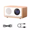 MANTA RDI912W Rimini radijo laikrodis su Bluetooth ir belaidžiu įkrovimu, baltas