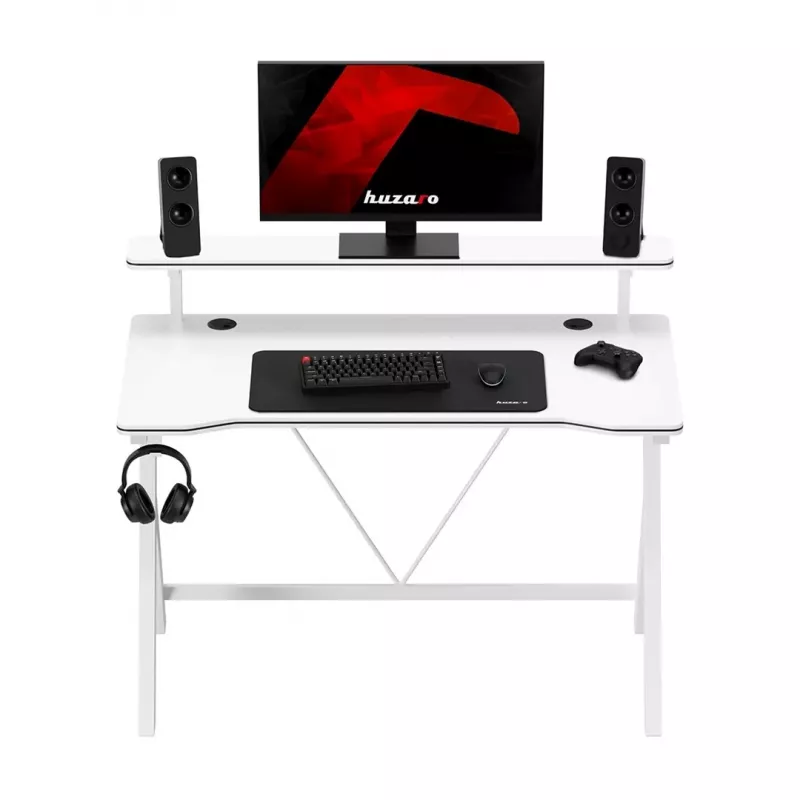 Huzaro Hero 1.9 Baltas Žaidimų Stalas