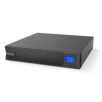 Nepertraukiamo maitinimo šaltinis PowerWalker VFI 1000 ICR IoT, Online dvigubo keitimo, 1 kVA / 1000 W, 8x C13 lizdai, LCD, stelažas/bokštas 2U, juoda