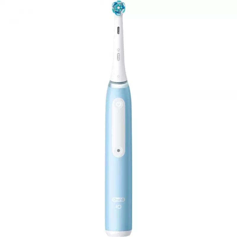 Oral-B Braun iO Series 3N suaugusiųjų vibracinis dantų šepetėlis šviesiai mėlynas, baltas