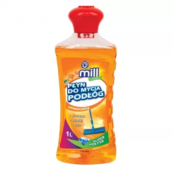 Skysčio grindų valymui Mill Clean Orange 1 L – Mill 1L grindų valiklis (apelsinų kvapas)