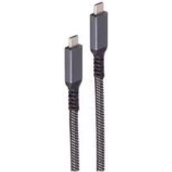 shiverpeaks BS14-75004 USB laidas 1 m USB 3.2 Gen 2 (3.1 Gen 2) USB-C juodas - baltas (BS14-75004)