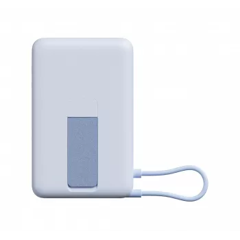 Powerbankas Xiaomi BHR08PCGL 5900 mAh Li‑Ion su belaidžiu įkrovimu, USB‑C, Mėlyna
