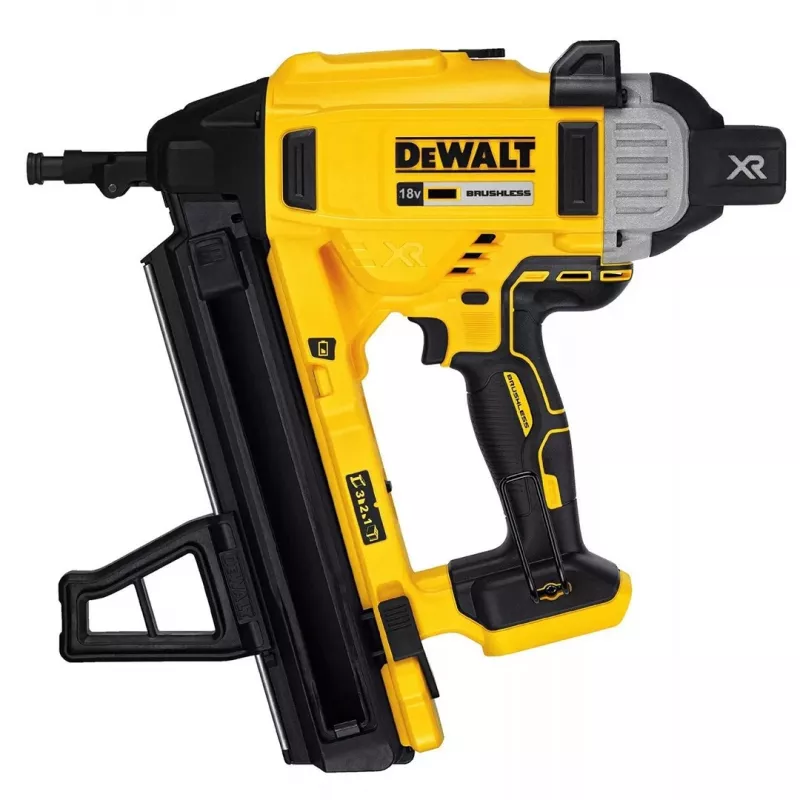Viniakalė DeWALT DCN890N-XJ, akumuliatorinė, kampuota dėtuvė, 30 vinių, vinys 13–57 mm, Ø 2,6–3,7 mm, juoda