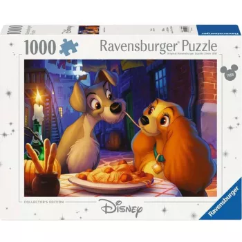 Dėlionė Disney Collector's Edition – Ledis ir Bastūnas (1000 dalių)