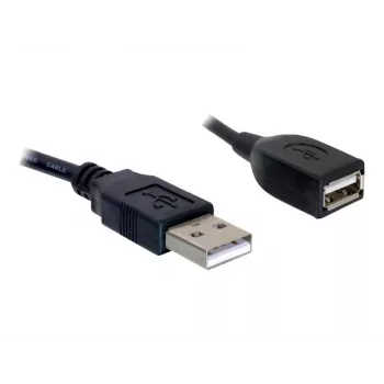 USB 2.0 ilginimo kabelis DeLOCK 82457 0,15 m juodas
