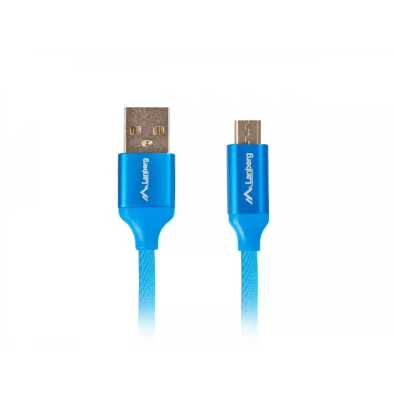LANBERG USB 2.0 Micro-B (M) - A (M) 1,8 m laidas su Quick Charge 3.0