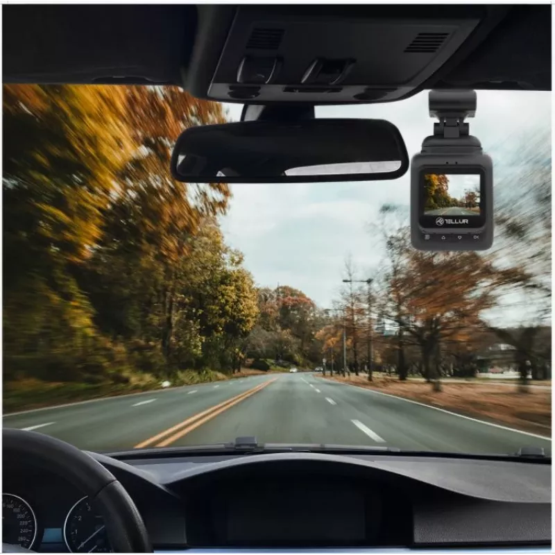 Vaizdo registratorius automobiliui Tellur Dash Patrol DC1 FullHD 1080P juodas