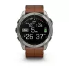 Garmin Fenix 8 3.56 cm (1.4 inch) AMOLED 51 mm Skaitmeninis 454 x 454 pikseliai Liečiamas ekranas Titanas Wi-Fi GPS (palydovas)