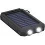 Wentronic goobay Outdoor PowerBank 8,0 - Saulės baterijos maitinimo blokas - Li-Pol - 8000 mAh - 29,6 Wh - 2 A - 2 išvesties prievadai (2 x USB) - su Micro-USB kabeliu - Juoda (49216)