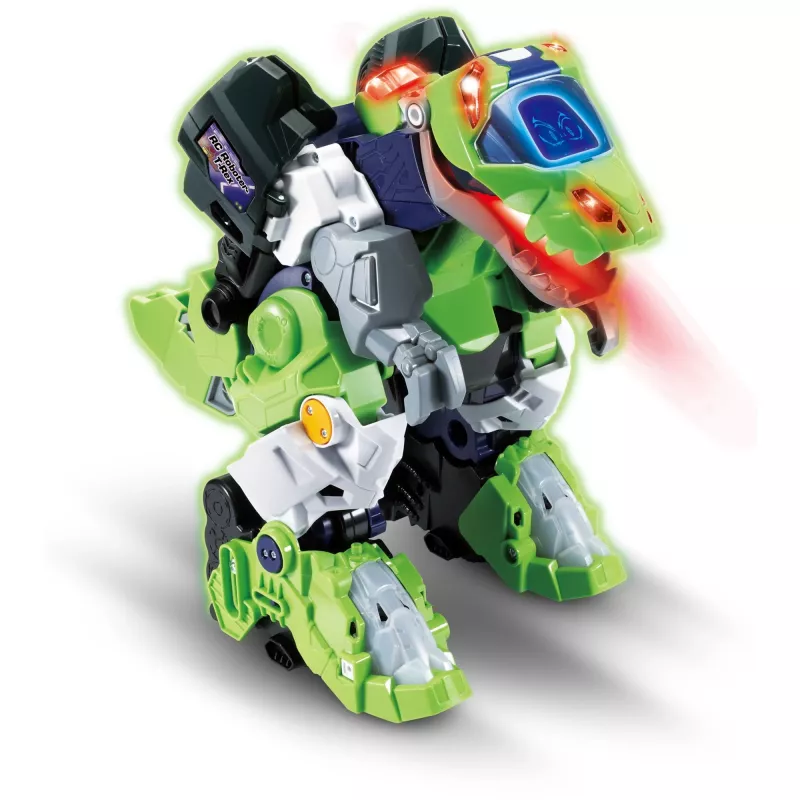 Nuotolinio valdymo transformuojamas dinozauras VTech Switch & Go Dinos T-Rex, dino ir transporto priemonė, vaikams