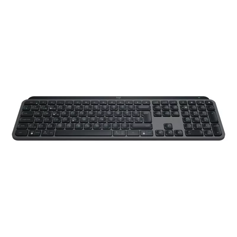 Logitech MX Keys S klaviatūra RF belaidė + Bluetooth QWERTZ Šveicariška grafito (920-011571)